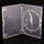 Ndarës DVD Amaray Divider, për kuti të dyfishtë 14mm, transparent