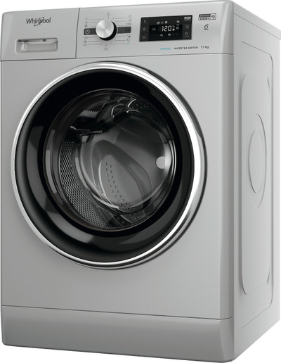 Lavatrice profesionale Whirlpool AWG 1114 S/D, 11 kg, gri argjendi