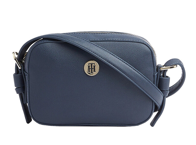 Çantë krahu Tommy Hilfiger Classic Saffiano Camera Sky