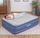 Dyshek ajri Bestway Airbed Tritech, dopjo 203x152x56cm, me pompë elektrike, blu gri