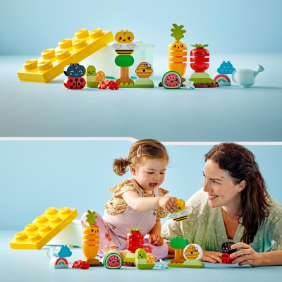 Set lodrash LEGO DUPLO Organic Garden 10984, edukativ, shumëngjyrësh