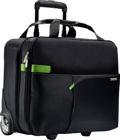 Çantë laptopi Leitz Smart Complete, 15.6", me rrota, e zezë