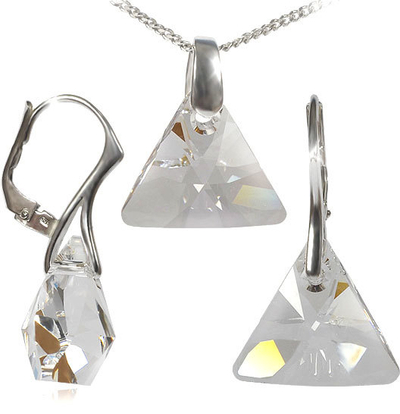 Set MHM Crystal Triangle Ag 34197