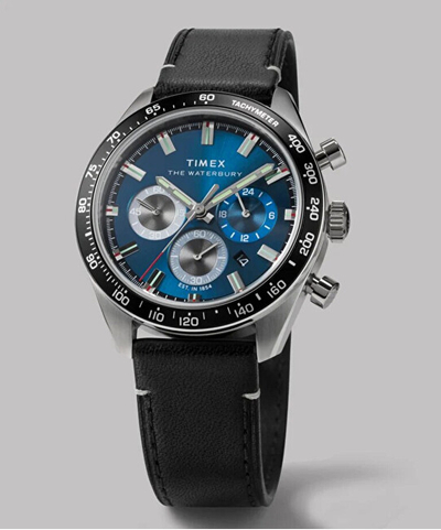 Orë dore për meshkuj Timex Warerbury TW2Y18600UK, e zezë