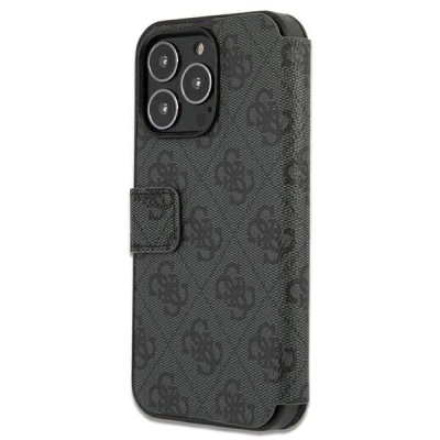 Mbulesë telefoni Guess GUBKP13X4GMGGR për iPhone 13 Pro Max 6.7\", tip book, gri