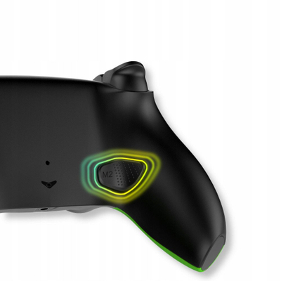 Gamepad wireless YAXO Hornet Fury Elite Matrix, Bluetooth, 1200mAh, jeshile