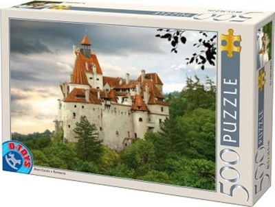 Puzzle D-Toys Bran Castle, 48 x 34 cm, 500 pjesë