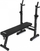 Stol i drejtë fitnesi Zipro Core, 230kg, 70 - 105 cm, i zi