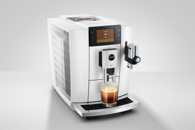 Makina automatike espresso Jura E8, 3.5", kontroll me aplikacion, e bardhë