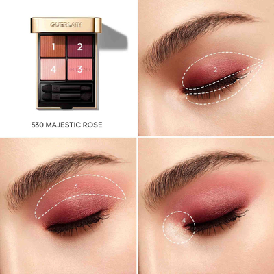 Paletë hijesh sysh Guerlain Ombres G Eyeshadow Quad, 4 nuanca, multi