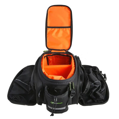 Çantë bagazhi për biçikletë Rockbros A6-03BK, 35L, palosme, e zezë