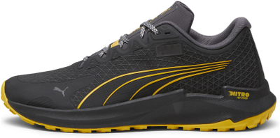 Atlete vrapimi PUMA Fast-Trac Nitro GTX, meshkuj, të zeza verdhë