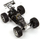 Makinë me telekomandë WL Toys Mini Truggy High Speed ​​(WL / 2019), e hirtë/ e kaltër