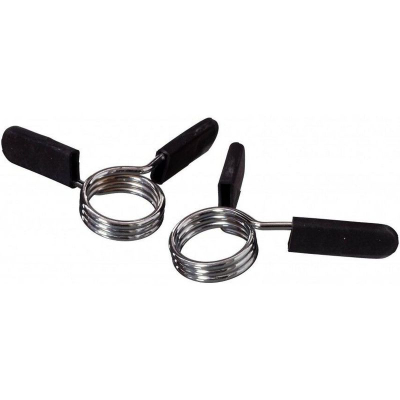 Kapëse me sustë për shtangë Best Sporting 613280, diametër 30 mm, set 2 copë, e zezë