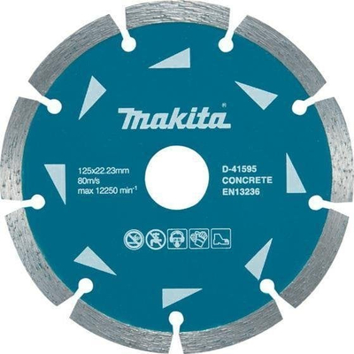 Disk prerës me diamant Makita D-41595, 125mm, për beton, blu