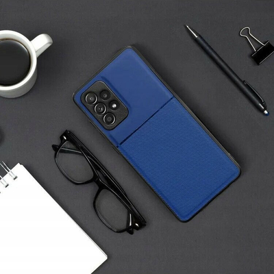 Futrollë telefoni Omni për Xiaomi Redmi Note 12 4G, silikon i butë, që s’të rrëshqet nga dora, blu