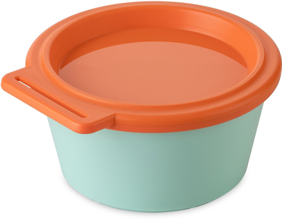 Enë ruajtje Koziol Nora Box, 11 cm, plastike, jeshile korale