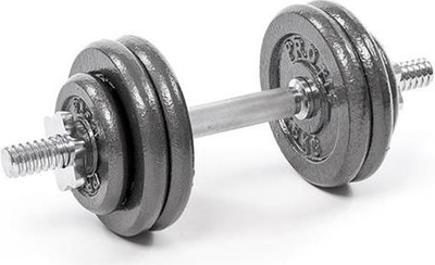 Hantelë Lumarko Cast Iron Dumbbell Profit DK 4126, 15 kg, gri