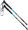Shkopinj trekking ELBRUS Pokara, alumini 7075, 62-135 cm, blu portokalli