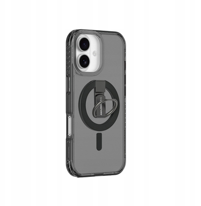 Kapak telefoni AmazingThing Titan Pro Grip Ring, për iPhone 17, me MagSafe, i zi