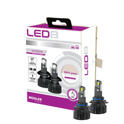 Lampa Led H8 12/24v +800% All Types Led8 Muhler