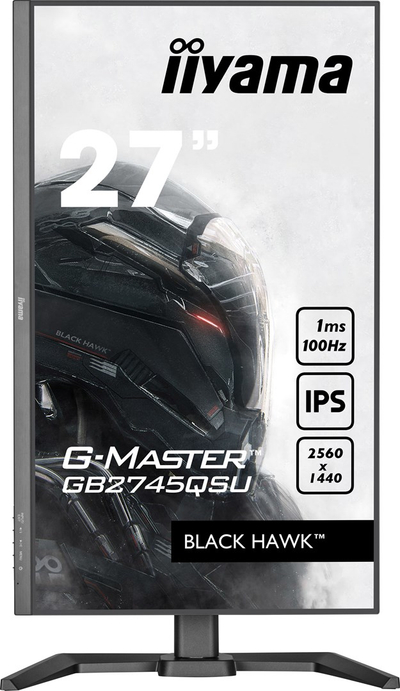 Monitor iiyama G-MASTER GB2745QSU-B1, 27", 2560 x 1440, 2K Ultra HD, 100 Hz, i zi