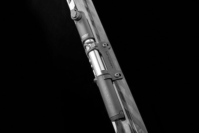 Pompe dore Birzman Scope Apogee, 120 PSI, alumin, e zezë