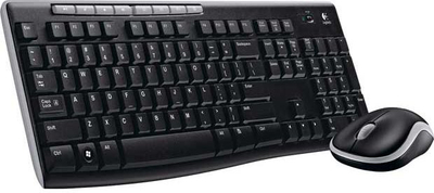 Set tastierë dhe maus Logitech MK270, wireless 2.4GHz, USB, i zi