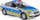 Model makine Daff BMW M5 Police, veturë policore, dekorative, shumëngjyrëshe