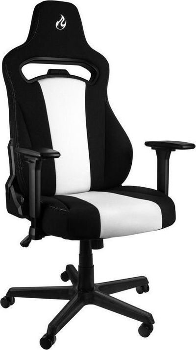 Karrige gaming Nitro Concepts E250, pëlhurë, 2D, e zezë e bardhë