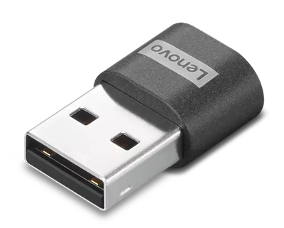 Adapter Lenovo USB C në USB A, plug and play, i zi