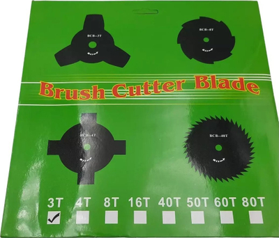 Teh për brushkater Dedra SAS+ALL C09 DED7193V, me 3 dhëmbë çeliku, ngjyrë e zezë