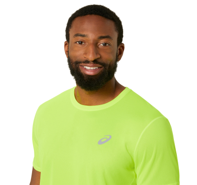 Bluzë sportive Asics Core Short Sleeve, me mëngë të shkurtra, neon jeshile
