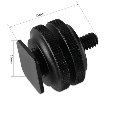 Mbajtës SmallRig Cold Shoe 3/8" në 1/4" Filetim (2 copë)