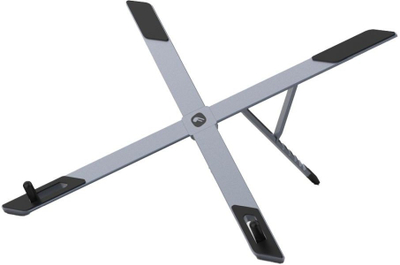 Mbajtëse tavoline për laptop Forcell F Grip Fold Stand X Pro, e palosshme, alumini, gri