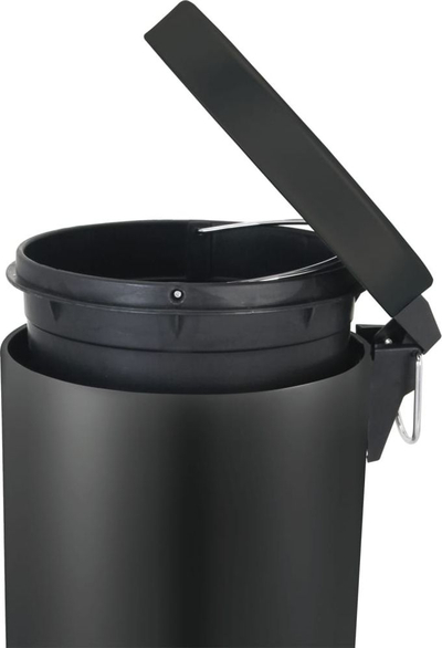 Kosh plehrash me pedale VidaXL, 12L, metal, i zi