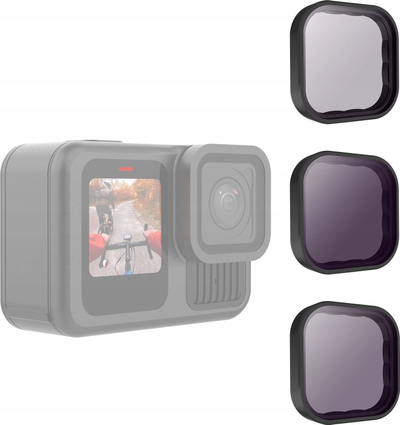 Set filtrash ND TELESIN S5-FLT-12-TGP, për GoPro Hero 13 Black, alumin