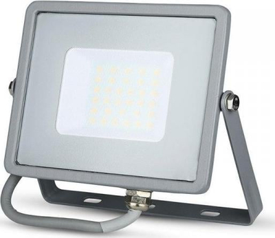 Reflektor LED V-TAC 456, 30W, 2400lm 6400K, gri, IP65