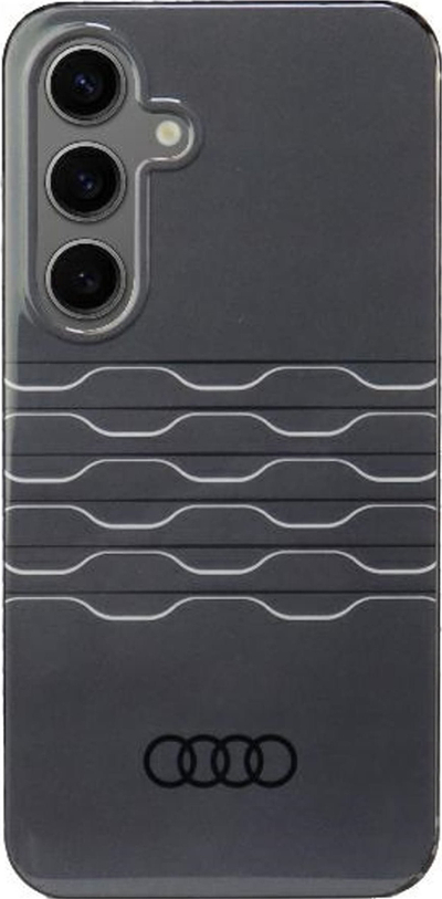Mbështjellës telefoni Audi IML Geometric Pattern, Samsung Galaxy S24 S921, hardcase, i zi