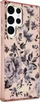Mbrojtëse telefoni Guess Flower për Samsung Galaxy S23 Ultra, TPU, rozë me lule