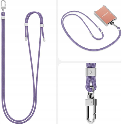 Rrip universal telefoni Spigen Universal Cross Body Strap 2, i rregullueshëm, 1 copë, lejla e errët