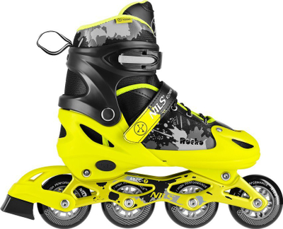 Patina inline Nils Adjustable Recreational, me rregullim numri, rrota PU 82A, me shumë ngjyra