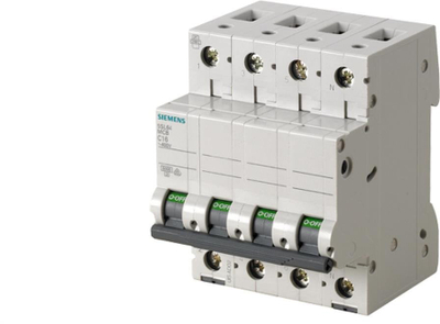 Ndërprerës mini Siemens 5SL64326, 4 polësh, 32A, 400V
