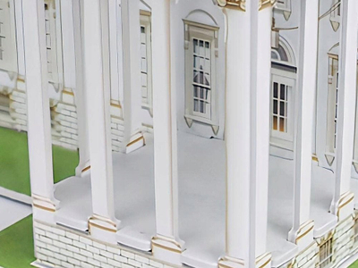 Puzzle 3D hapësinor Jokomisiada WHITE HOUSE ZA2529, 35 copa, modeli Shpia e Bardhë