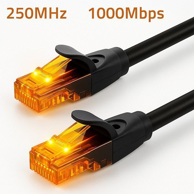 Kabllo rrjeti Qoltec UTP Patchcord CAT6, 1Gb/s, 15m, e zezë