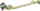 Lodër litar për qen Trixie Rope, pambuk dhe TPR, 50 cm, shumëngjyrëshe