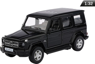 Lodër makinë RMZ City Mercedes Benz G63 AMG, shkalla 1:32, metal, e zezë