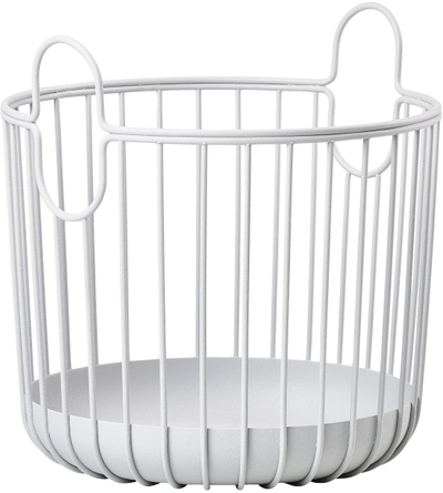 Koshi metalik Zone Basket 28263, 20 x 20 cm, i bardhë