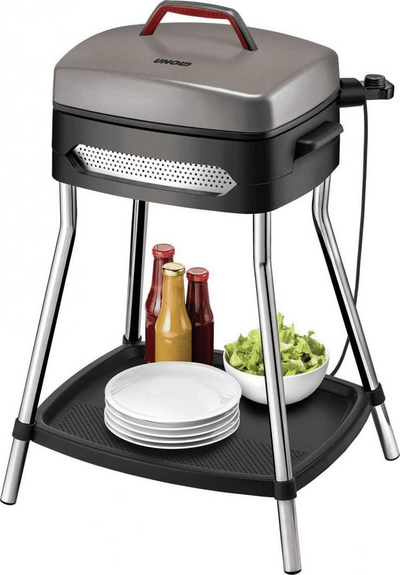 Grill Elektrik Unold 58580, 35x40 cm, i argjendtë 