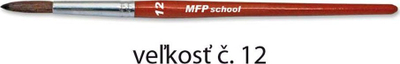 Penel pikture MFP Round Brush 12, madhësia 12, trup i kuq